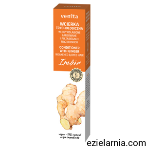 Trychologiczna wcierka Imbir do włosów osłabionych, farbowanych, po zabiegach fryzjerskich 100ml