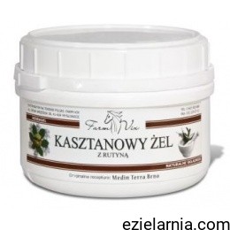 Żel kasztanowy z rutyną bez SLS,SLES,PEG i parabenów  350g